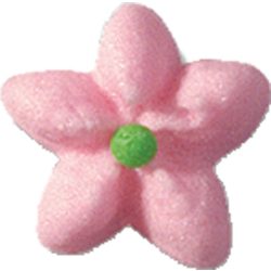 Rózsaszín nefelejcs cukorból