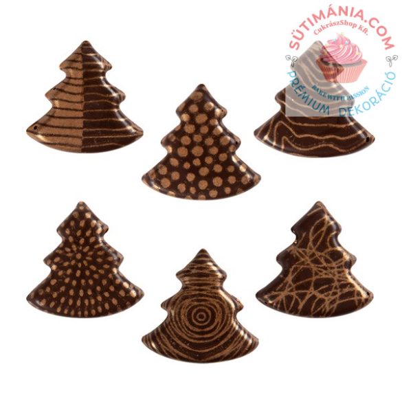 LEMAN ÉTCSOKOLÁDÉ KARÁCSONYFÁK 2,5*2,5 CM