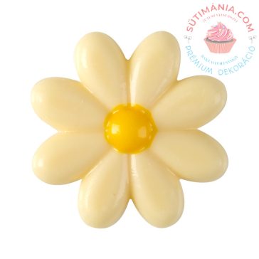 FEHÉRCSOKOLÁDÉ MARGARÉTA 3,8cm