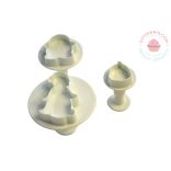 Marcipán Fondant kiszúró Szett 3 r. Pingvinek