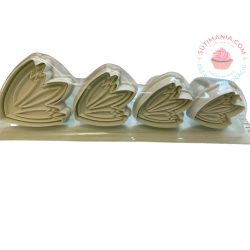 Marcipán fondant mintázó kiszúró virág