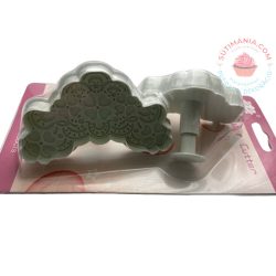 Marcipán Fondant kiszúró Szett 2 r. Virág csipke