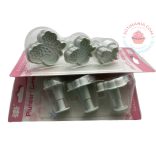 Marcipán Fondant kiszúró Szett 3 r. Virág szett