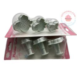 Marcipán Fondant kiszúró Szett 3 r. Virág szett