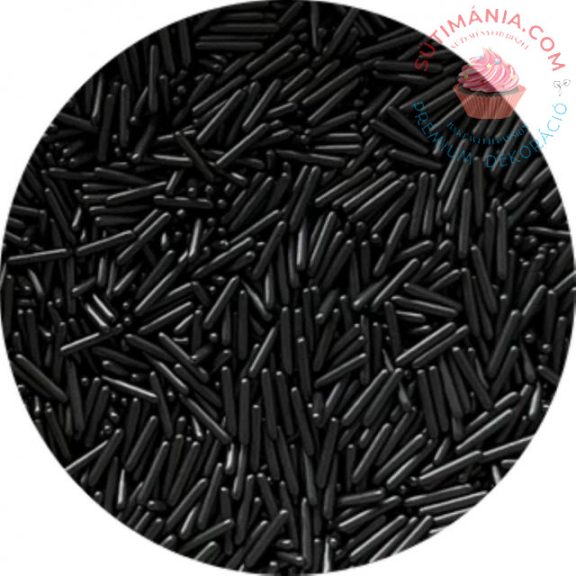 Dekorgyöngy Macaroni Fekete 100gr Dekorgyöngy Macaroni Fekete 100gr