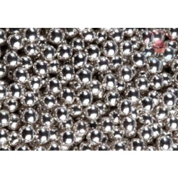 Dekorgyöngy Ezüst 3mm 100gr