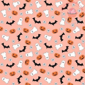 Csokoládé Transzfer fólia Halloween 2. A4 méret