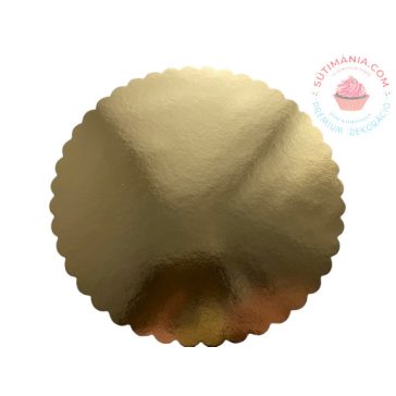 Arany tortaalátét prémium 22 cm