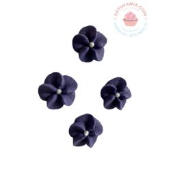 Sötétkék csavart virág