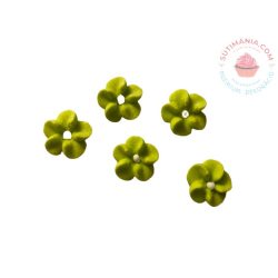 Zöld csavart virág