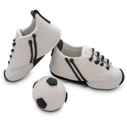 Fondant foci cipő szett fehér