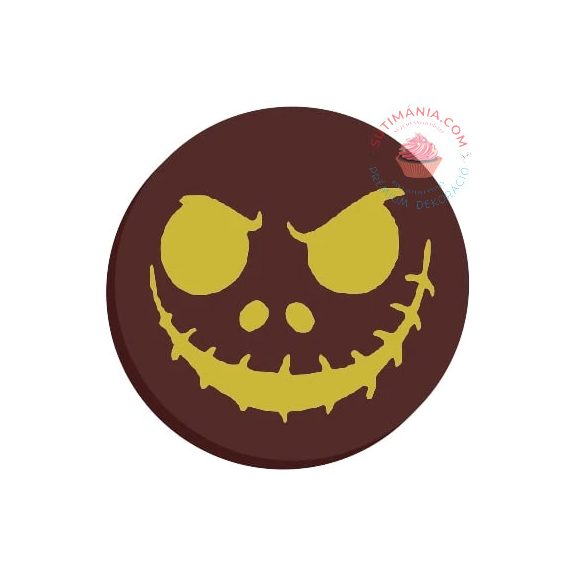 Étcsokoládé tábla Halloweeni rém pofa Étcsokoládé tábla Halloweeni rém pofa