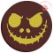 Étcsokoládé tábla Halloweeni rém pofa