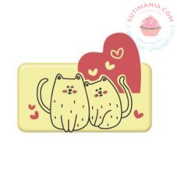 Csokoládé dekoráció "Cicák"