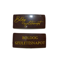 Étcsokoládé tábla Boldog Születésnapot 2 szériás