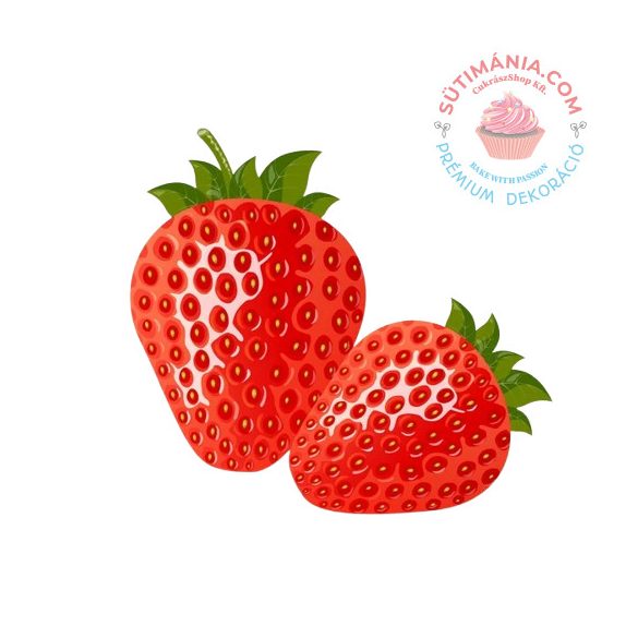 Fehér csokoládé Eper