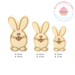  LEMAN FEHÉRCSOKOLÁDÉ NYÚL CSALÁD 150db Rendelésre